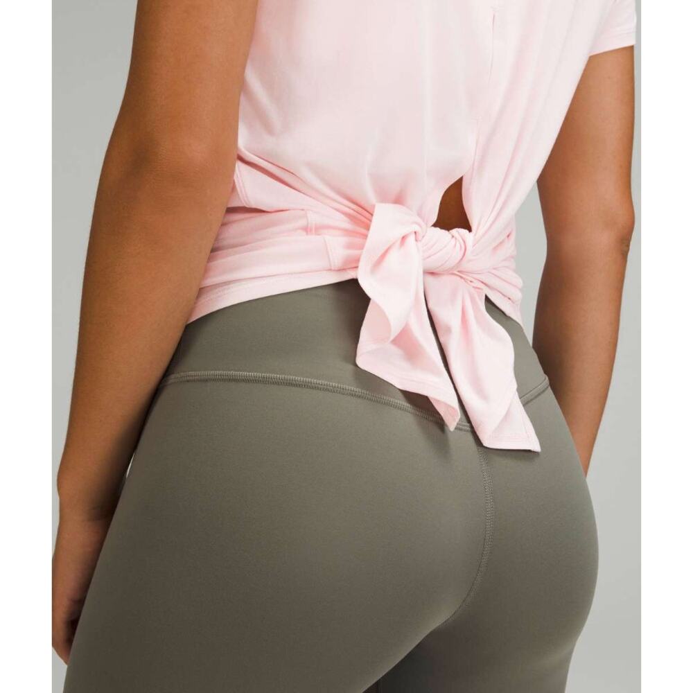 Lululemon Modal Open Up Tie Back T-Shirt - Picture 4 of 9